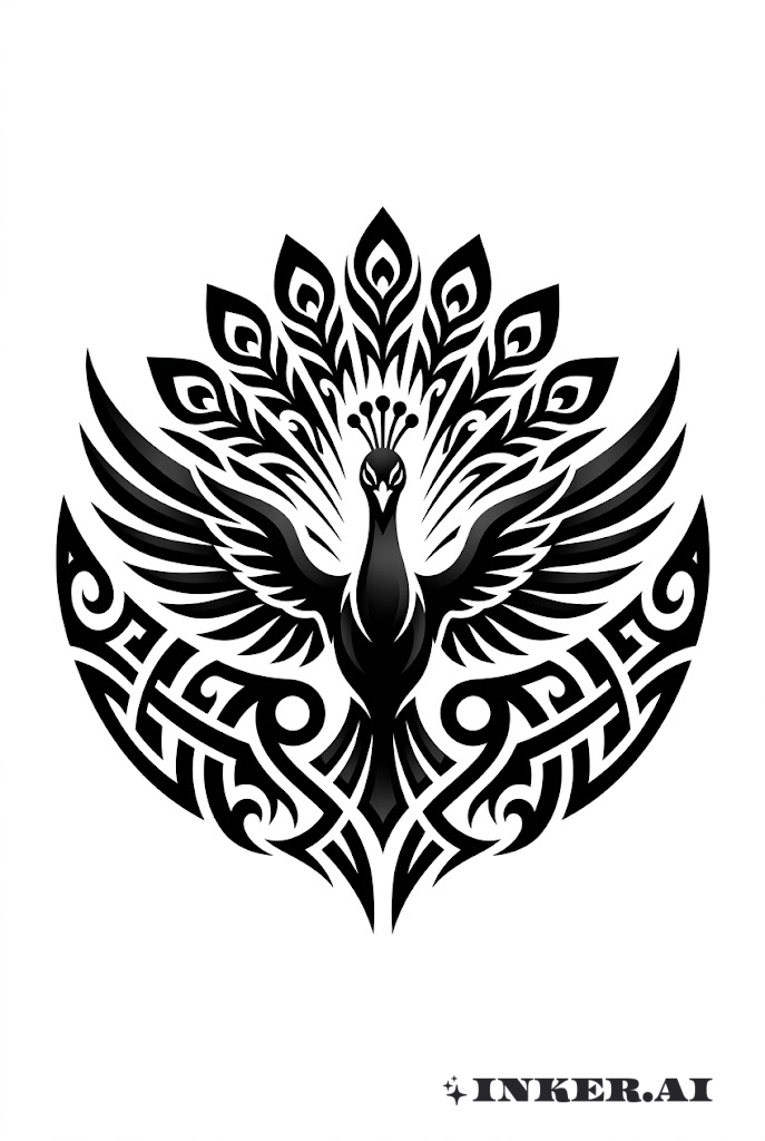 Emblema do Brasão Tribal do Pavão