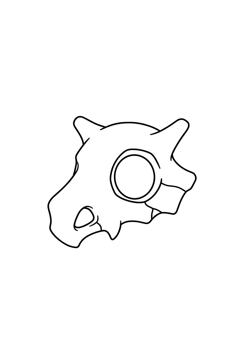 Profil Minimaliste de Cubone