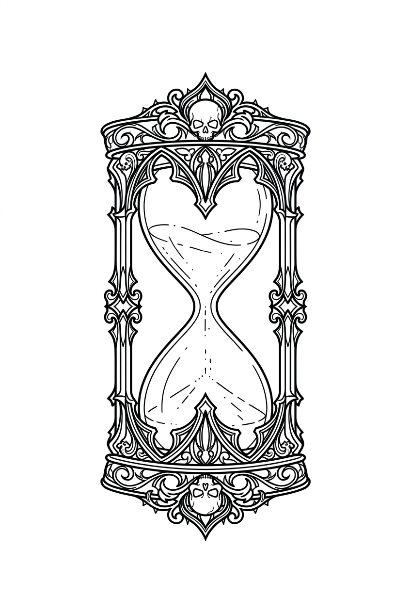 Sablier fatal ornemental