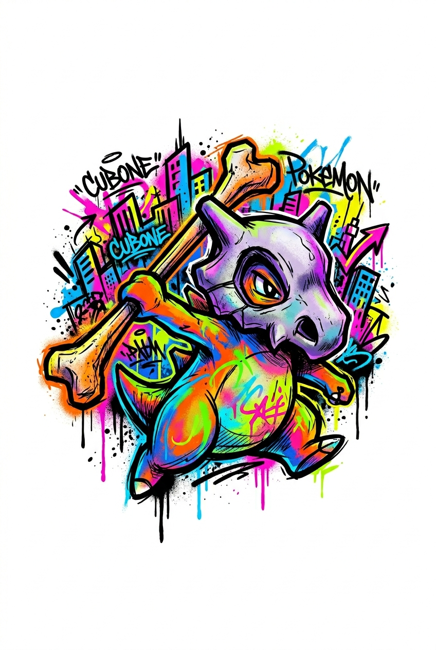 卡拉骨塗鴉城市天際線衝突