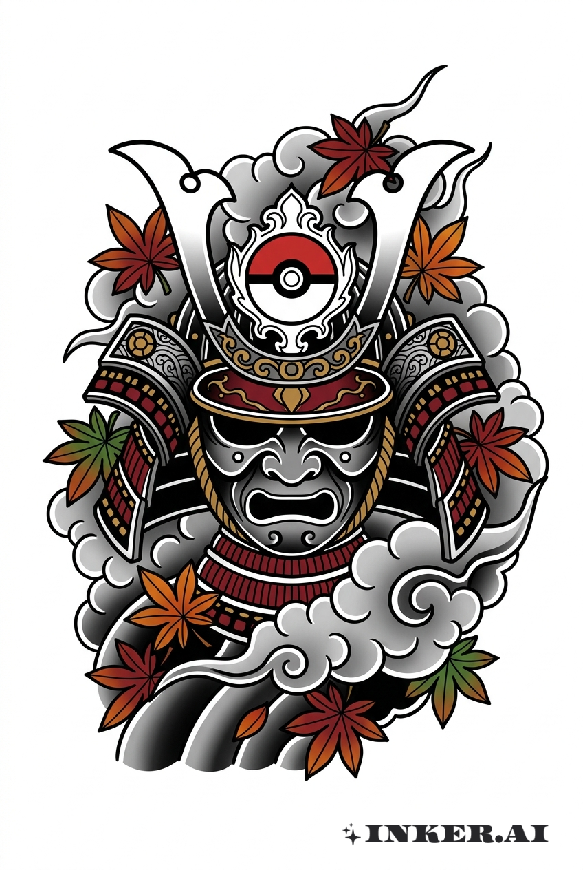 Crest Pokéball Samouraï