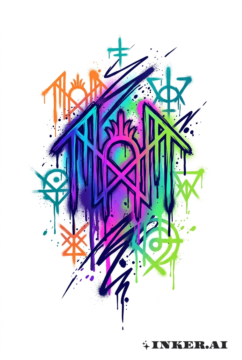 Sleep Token Urban Glyphs