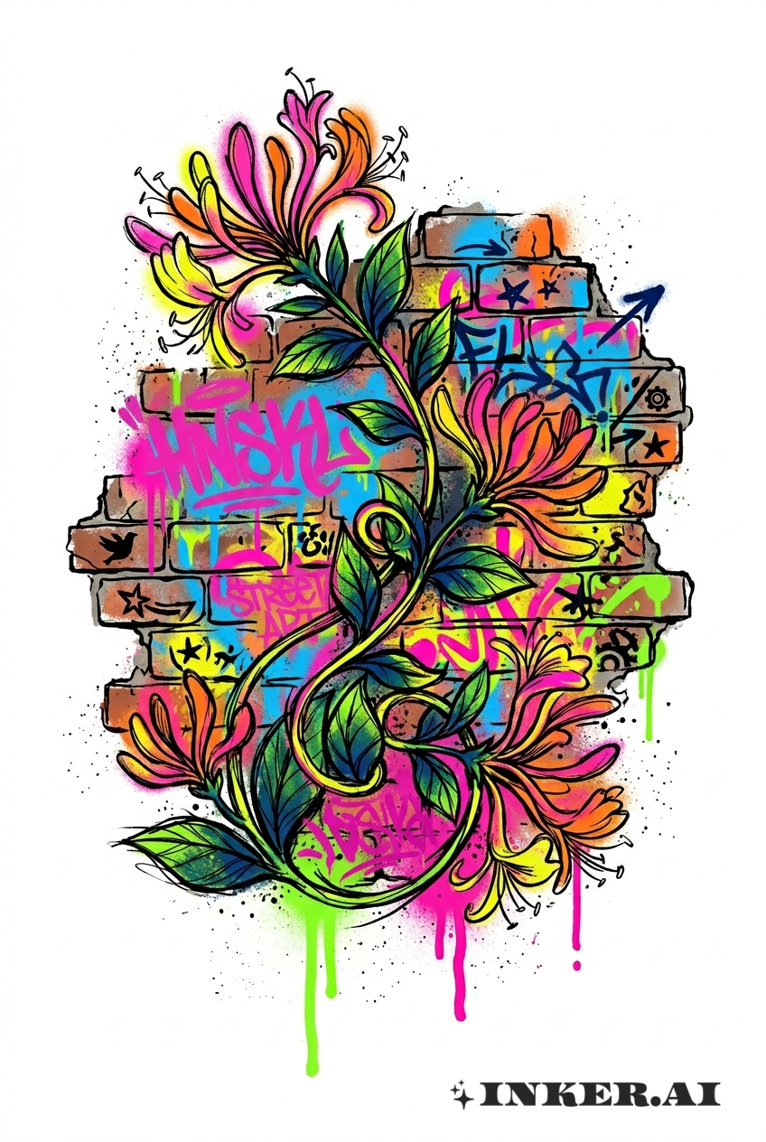 Vignes de Chèvrefeuille Urbaines