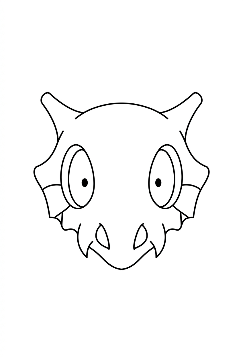 Tête Abstraite Minimaliste de Osselait