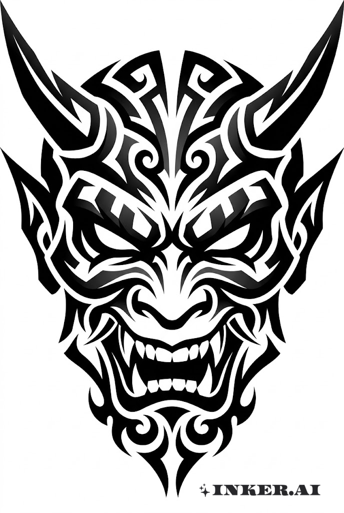 Máscara Demoníaca Tribal