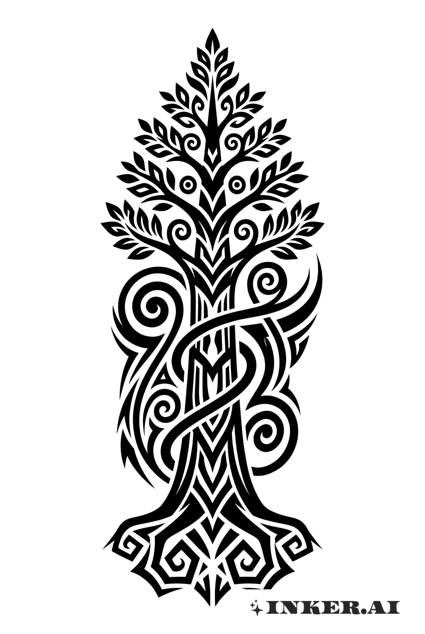 Spirale Sacrée de l'Arbre Séquoia