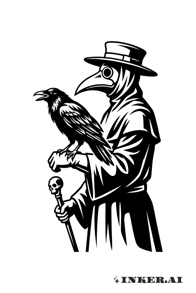 瘟疫醫生與烏鴉