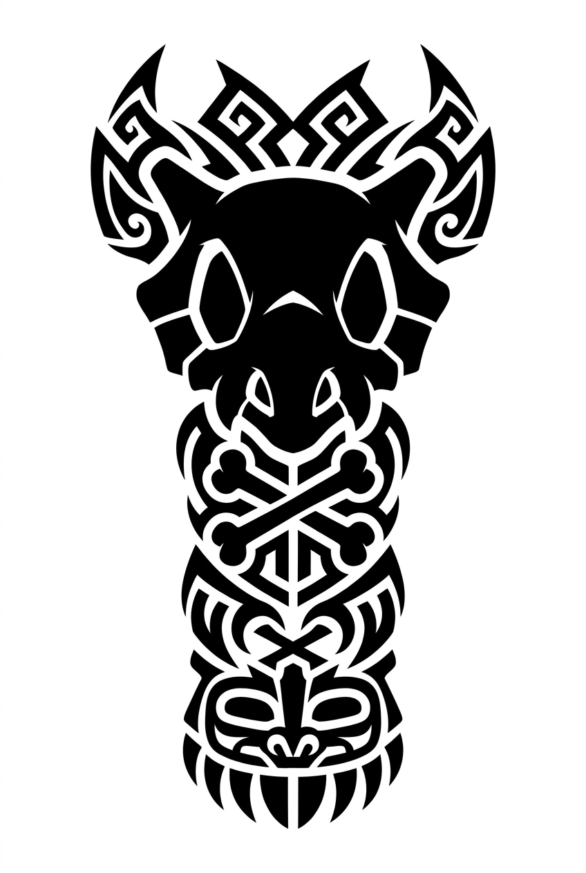 Cubone Gardien du Totem Tribal