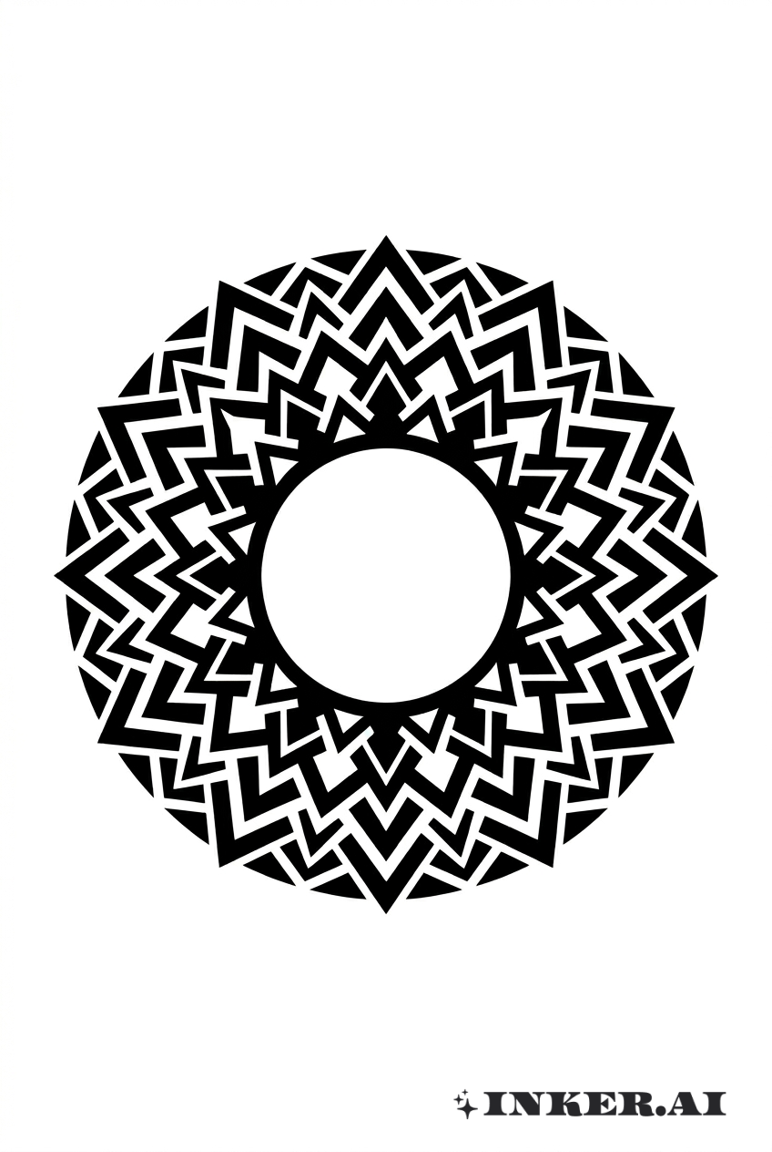 Mandala Geass Blackwork