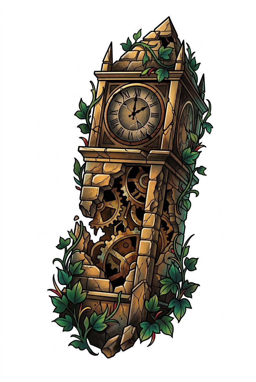 Tour Horloge Écroulée