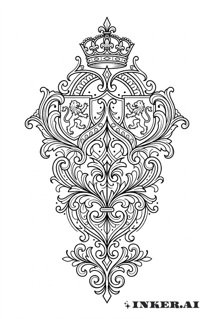 Ornamental Kingdom Crest