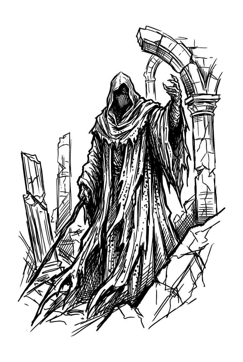 Croquis d'Ombre Apocalyptique