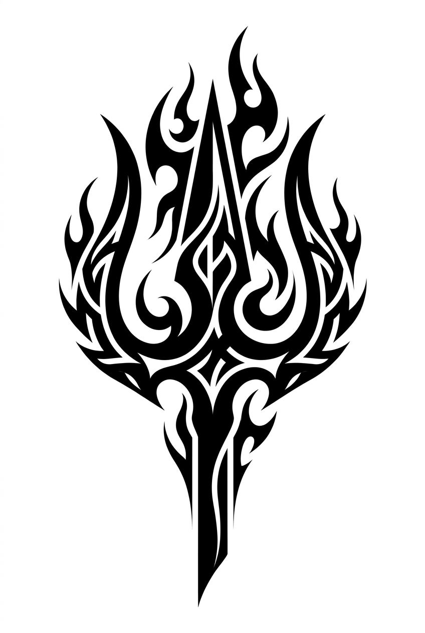 Flamme Tribale Trishul