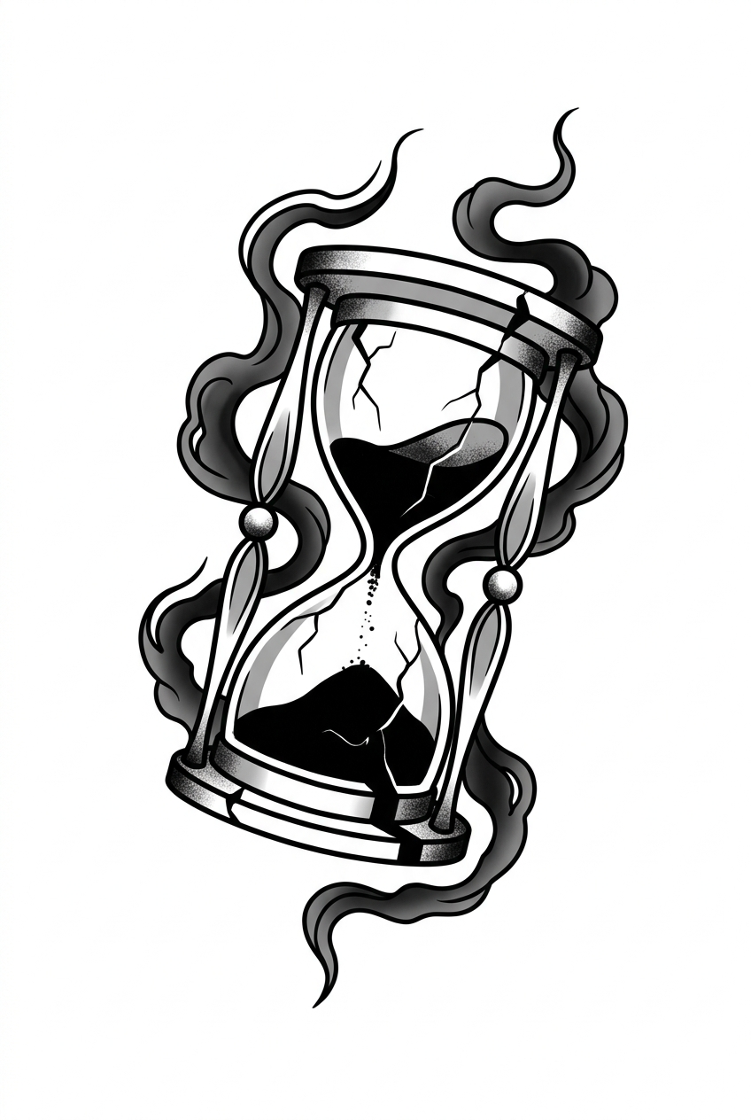 Sablier Fêlé de la Destinée