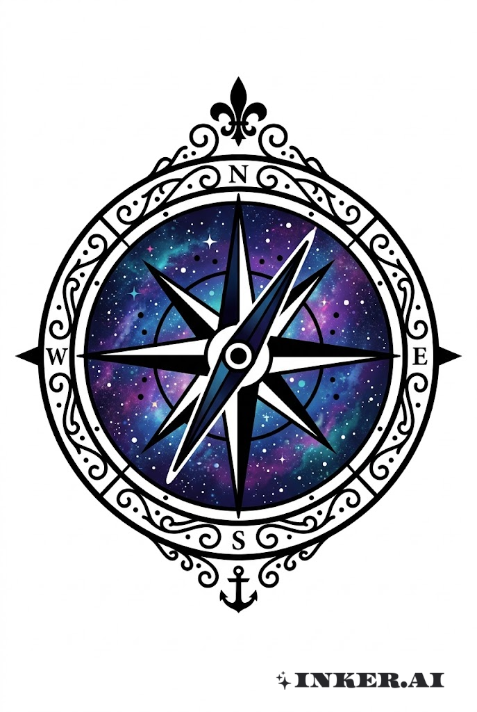 伝統的な銀河のコンパス