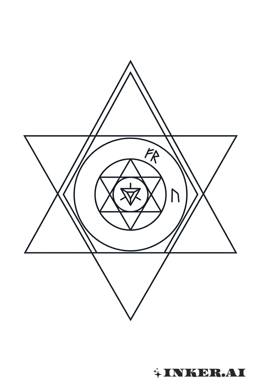 Selo Arcanico Geométrico