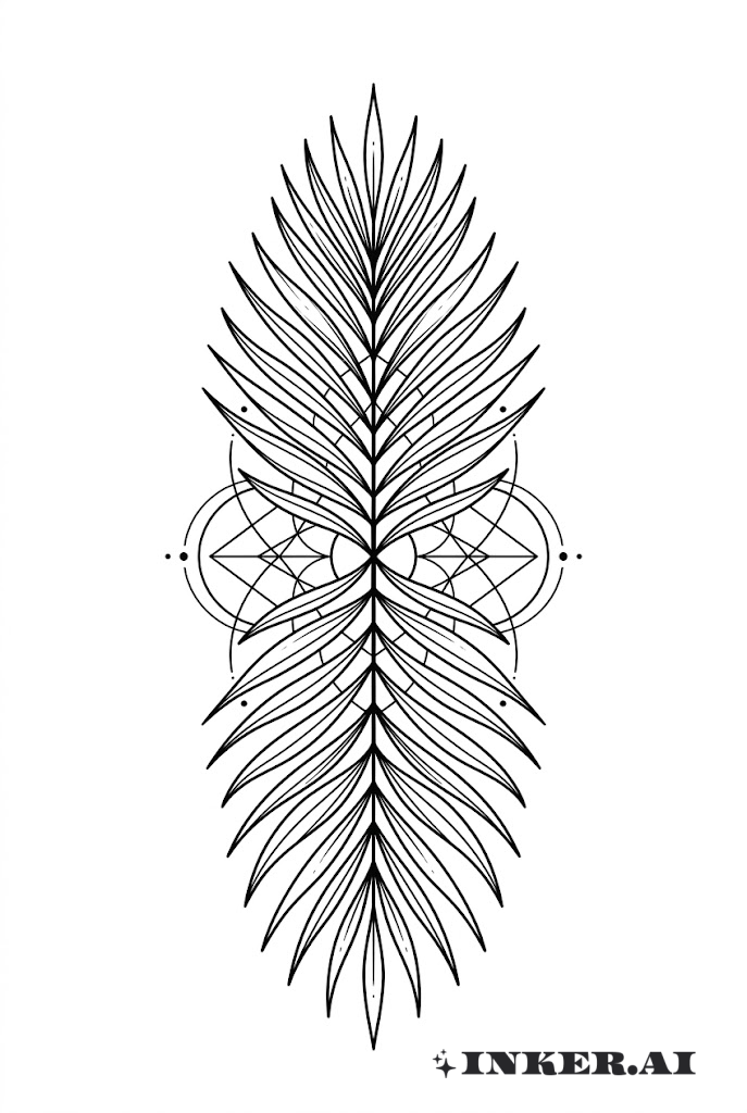 Mandala Hình Học Trên Lòng Bàn Tay