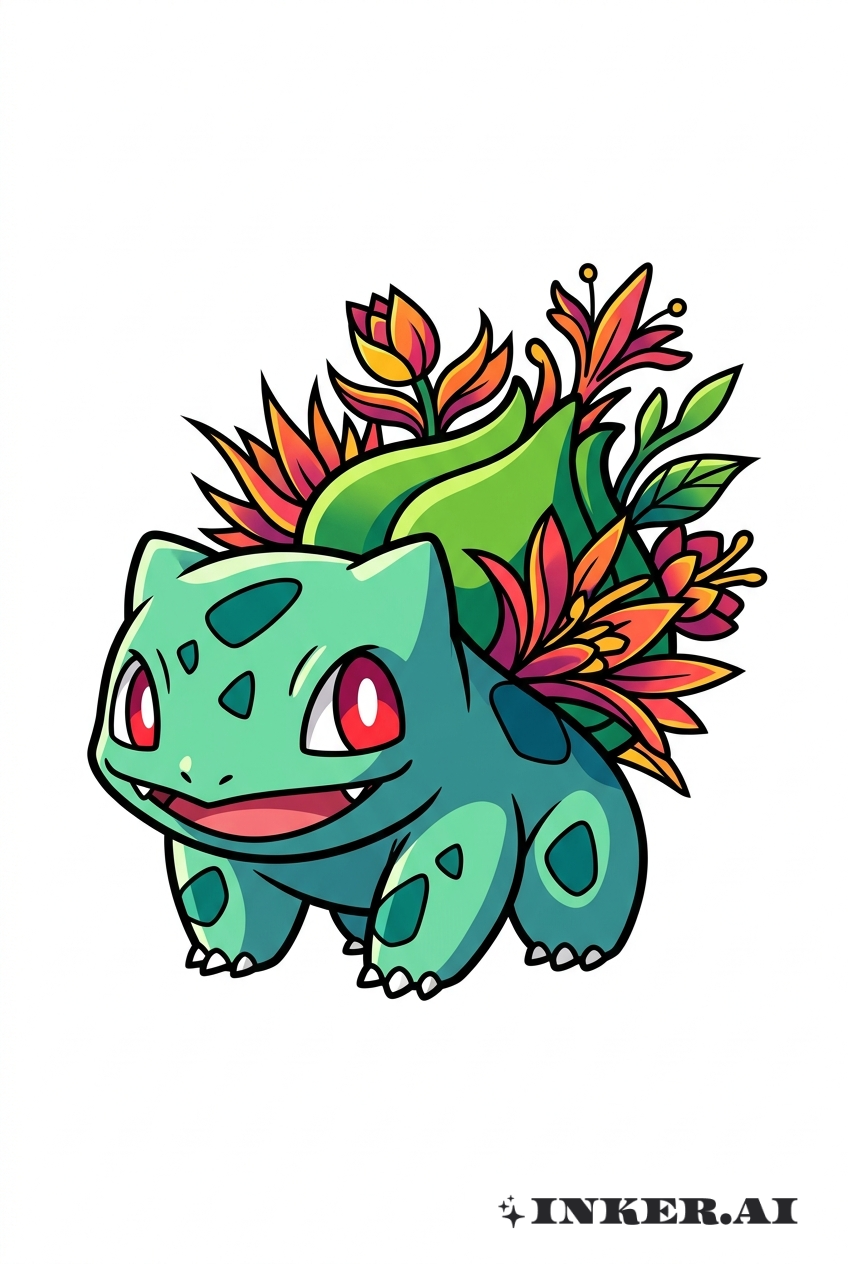 Bulbasaur Bùng Nổ Hoa