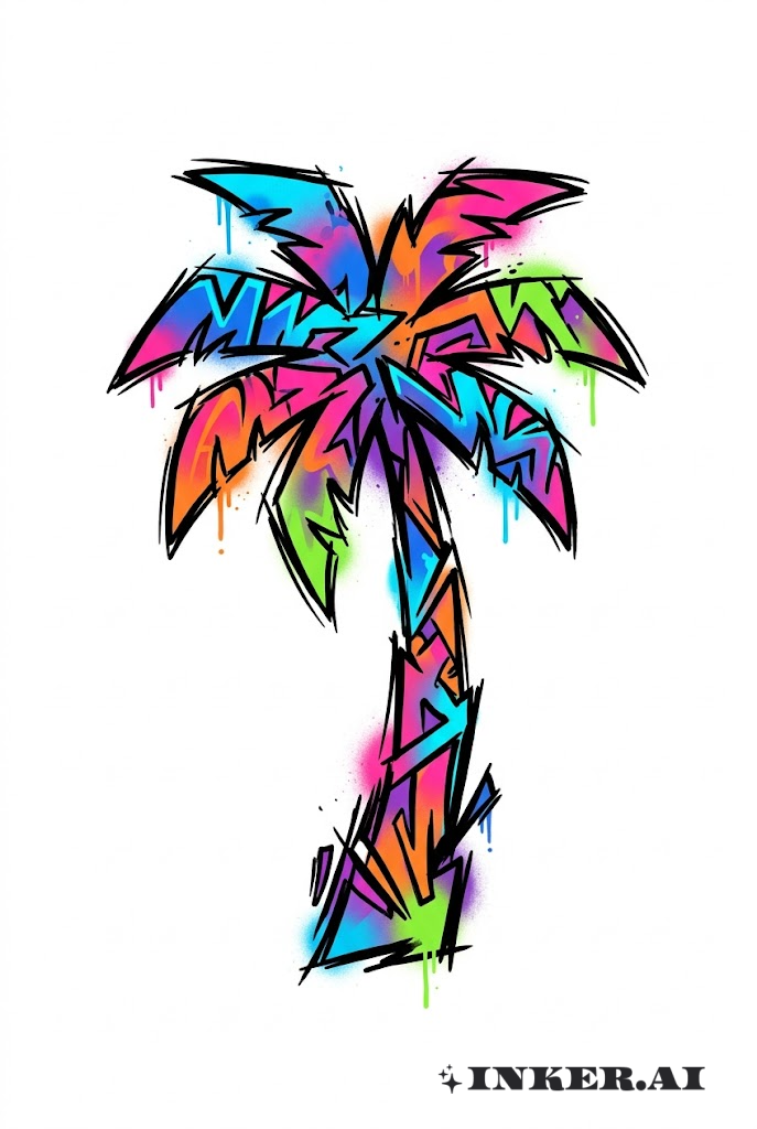 Mosaico Abstracto de Palma