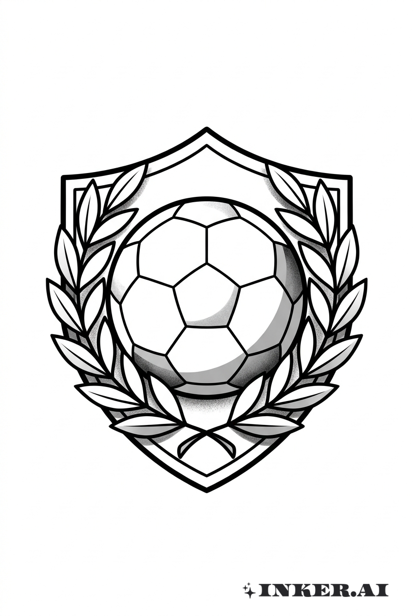 足球徽章紋身