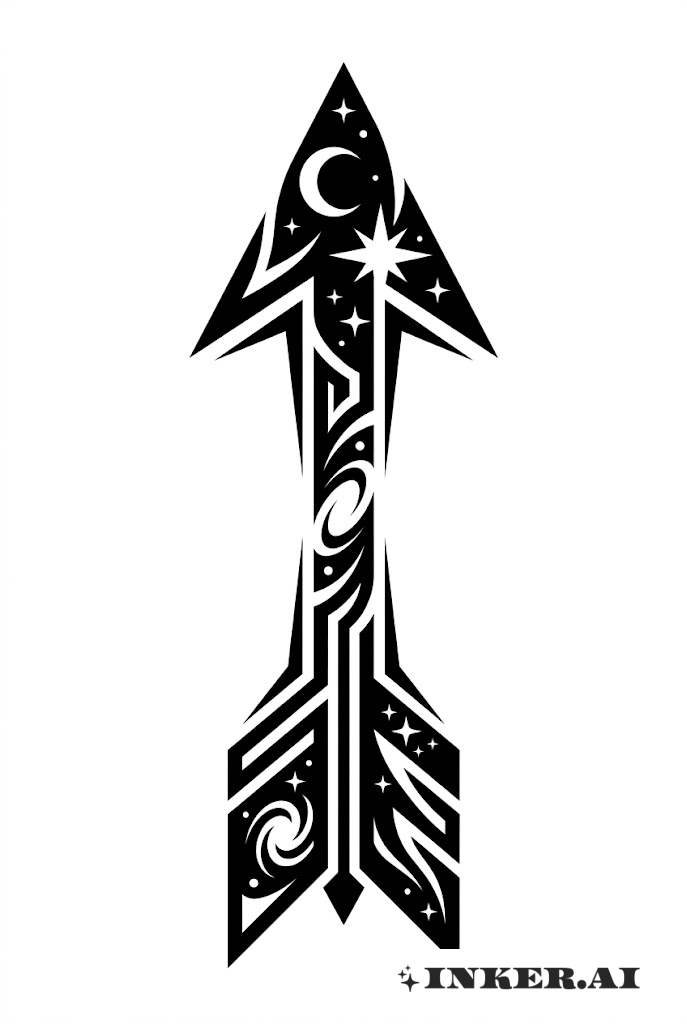 Mũi Tên Thổ Dân Không Gian Astral