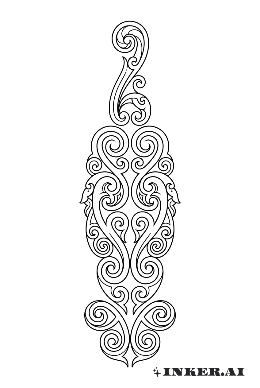 Spirale Ornementale Mauri Héritage