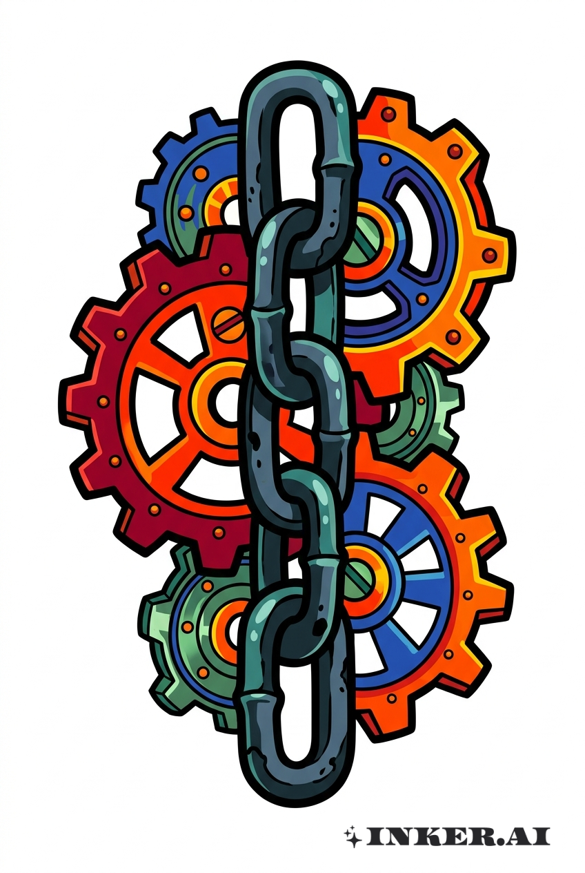 生化奇兵鏈條搭配動態齒輪