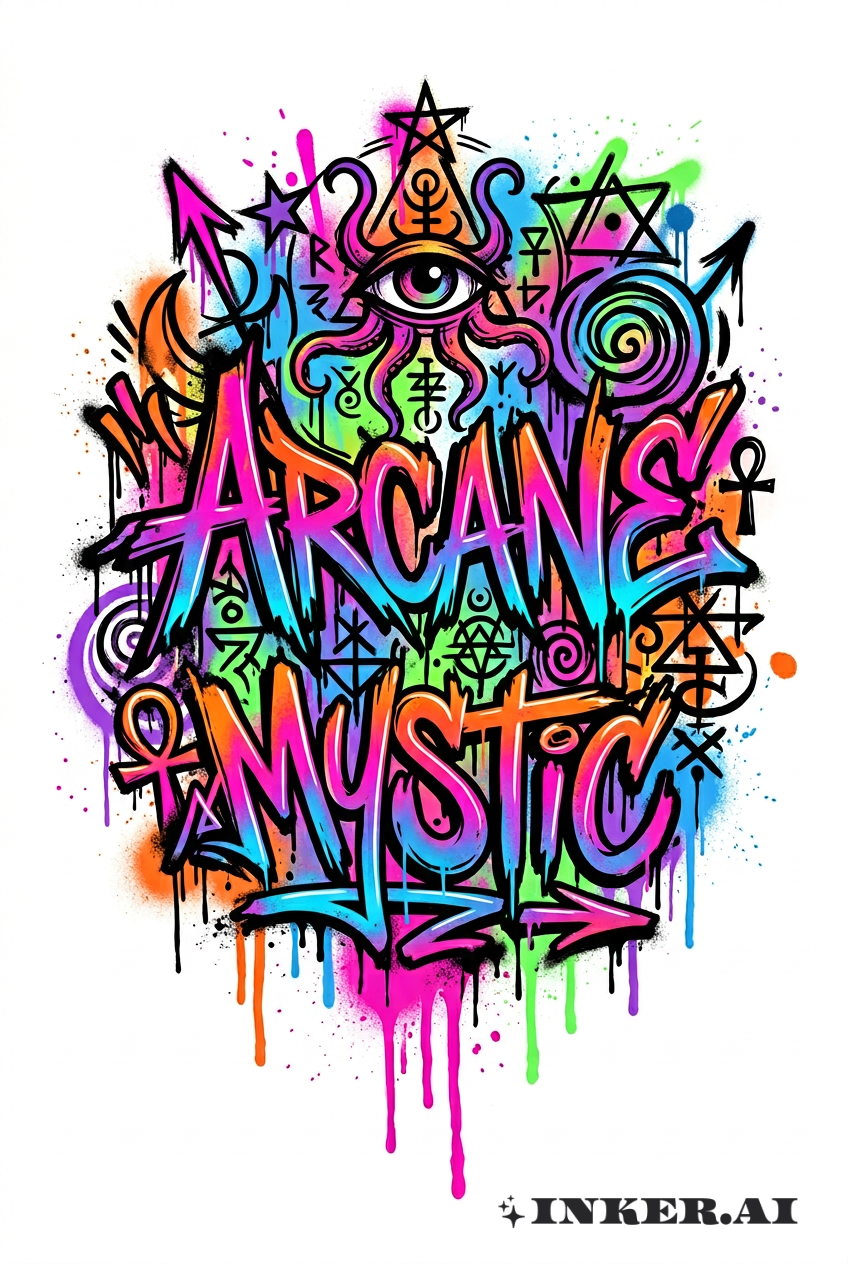 Arcane Graffiti Mystic Tags