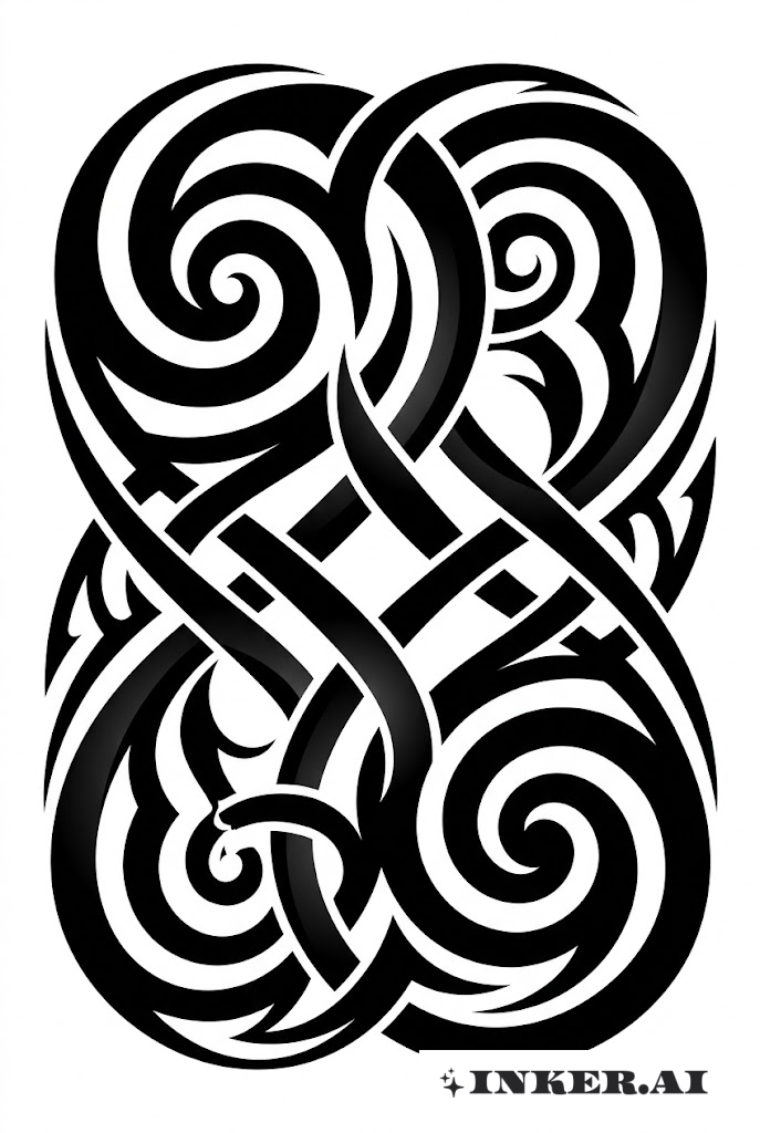 부족 신앙 매듭 소용돌이