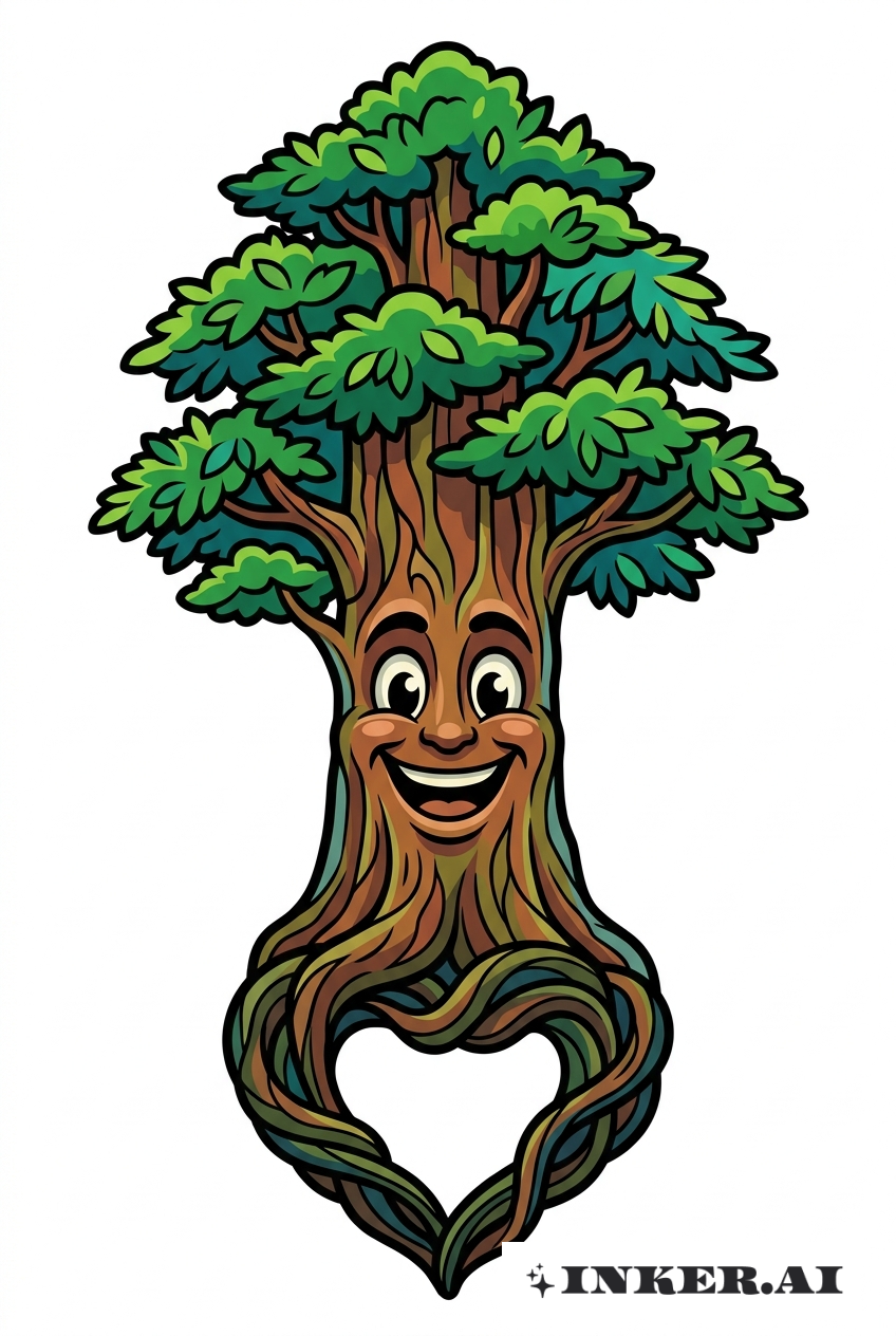 紅木樹微笑精靈