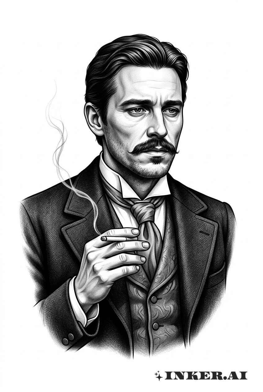 Doc Holliday Ngẫm Nghĩ Khi Hút Thuốc