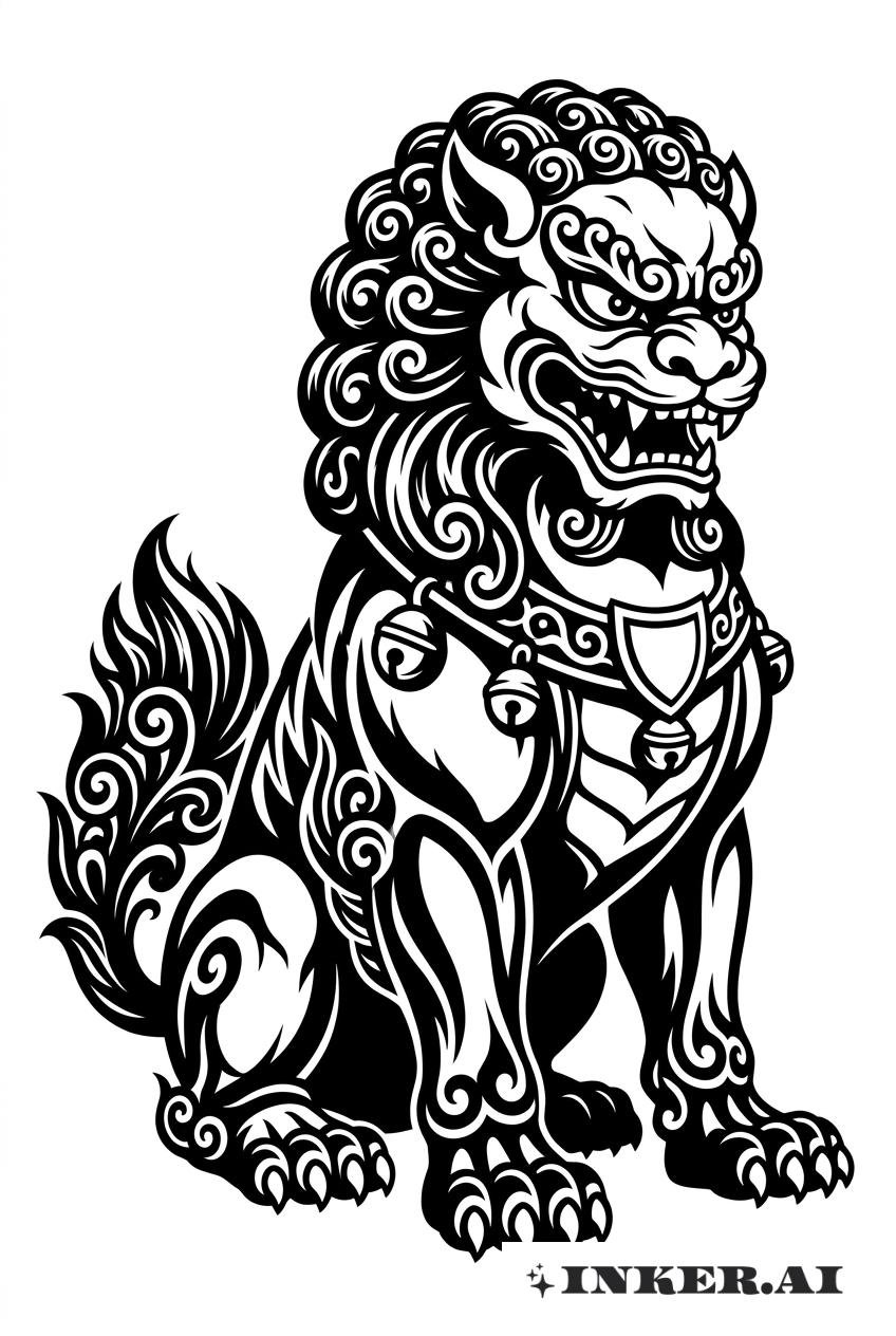 Leão Guardião Místico