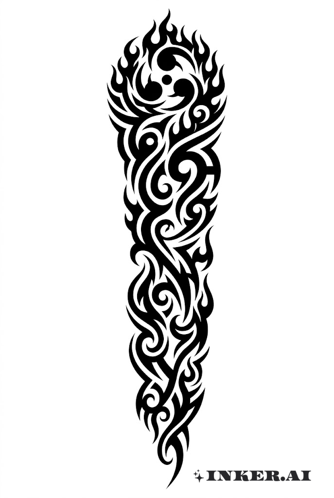 サスケの呪印トライバル背骨ライン