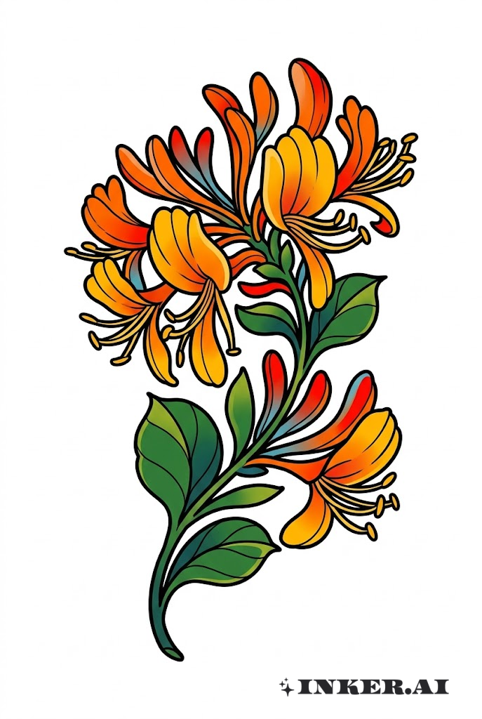 Funky Honeysuckle Vine