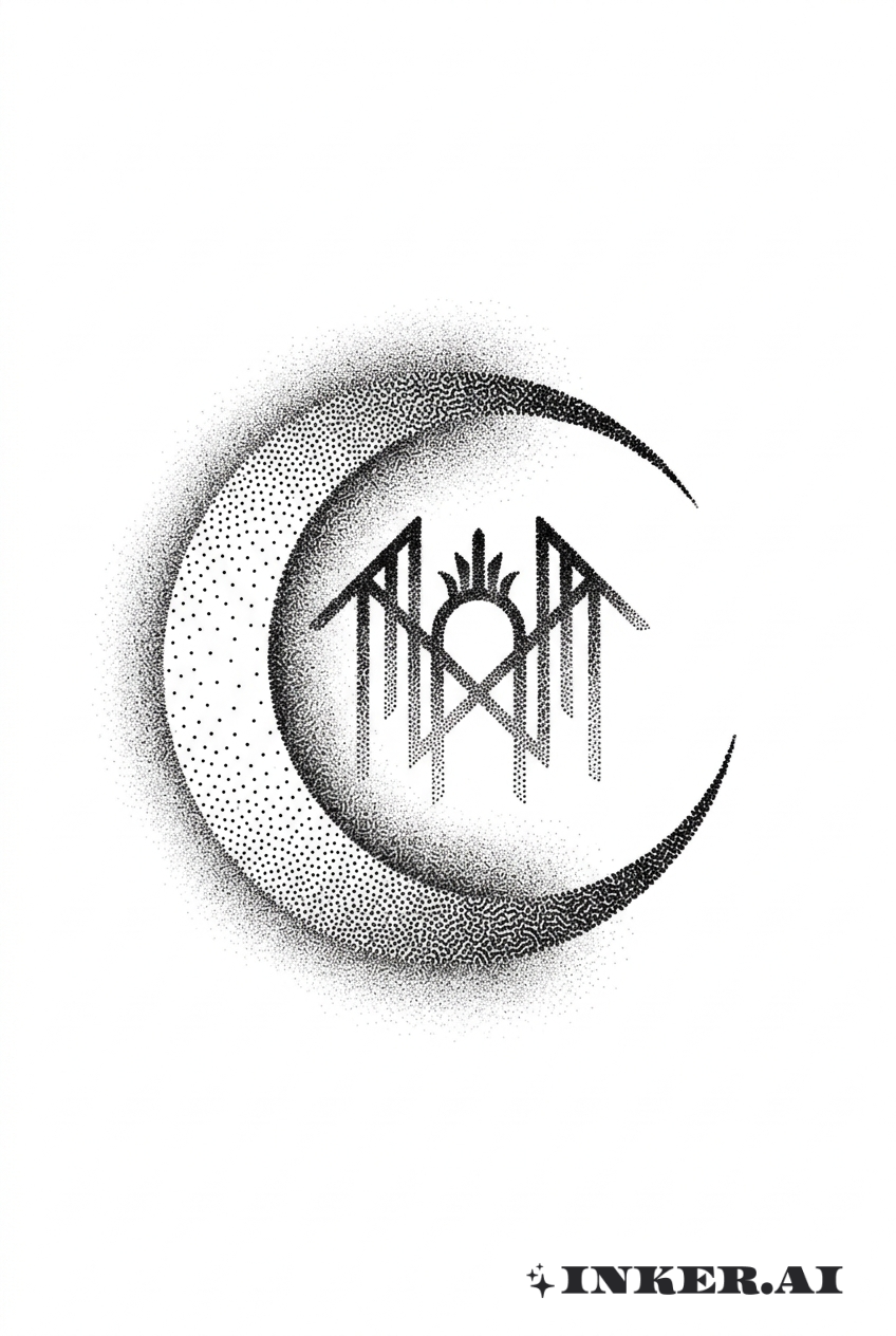 Étreinte de la lune croissante de Sleep Token