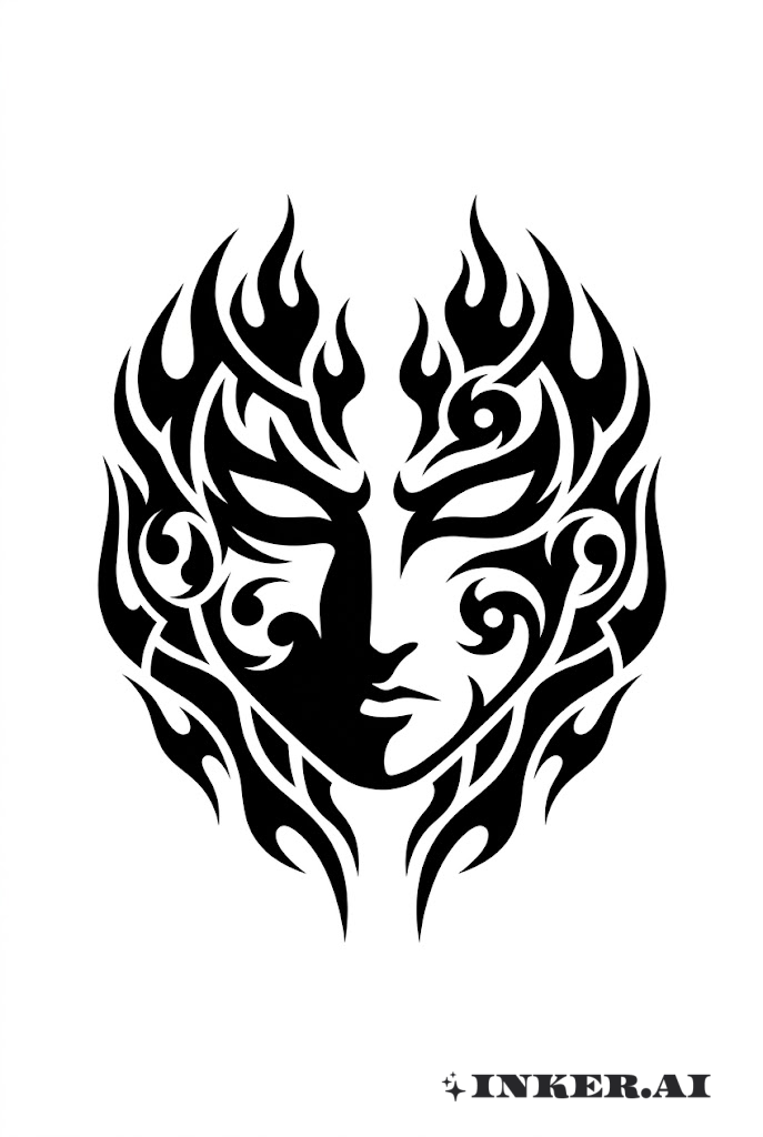 サスケ 呪印 トライバル フェイスフレーム