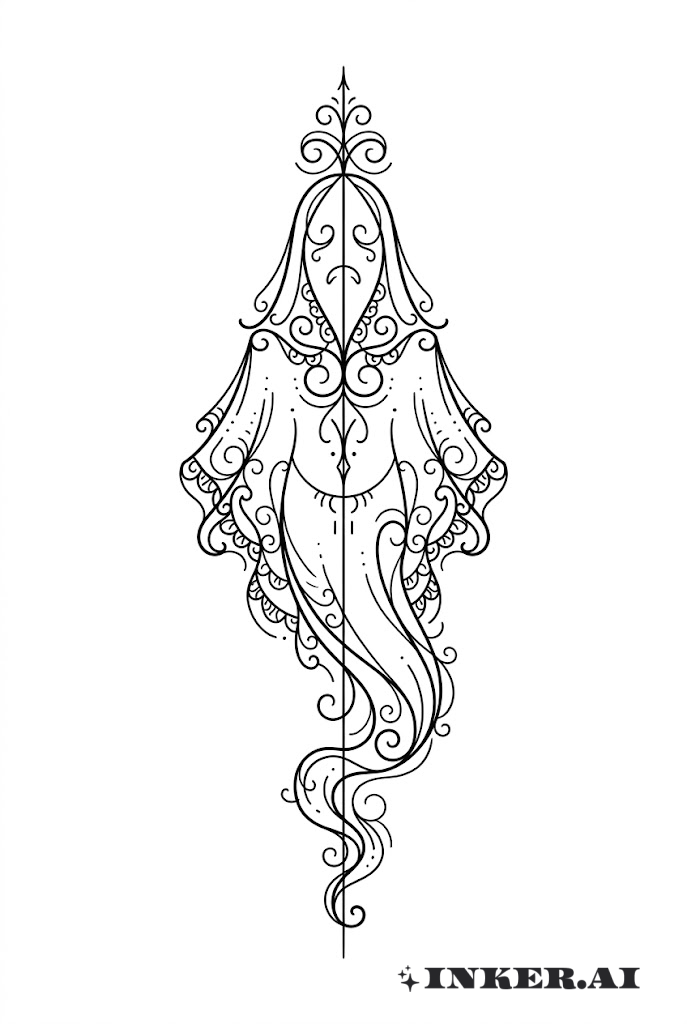 Silueta Fantasmal Ornamental