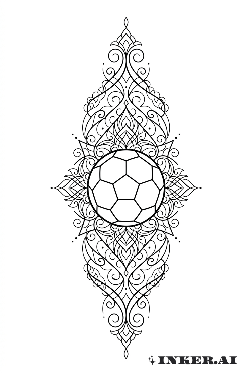 足球曼荼羅飾品