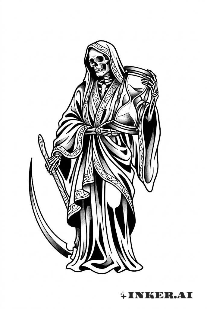 手握沙漏的圣死亡