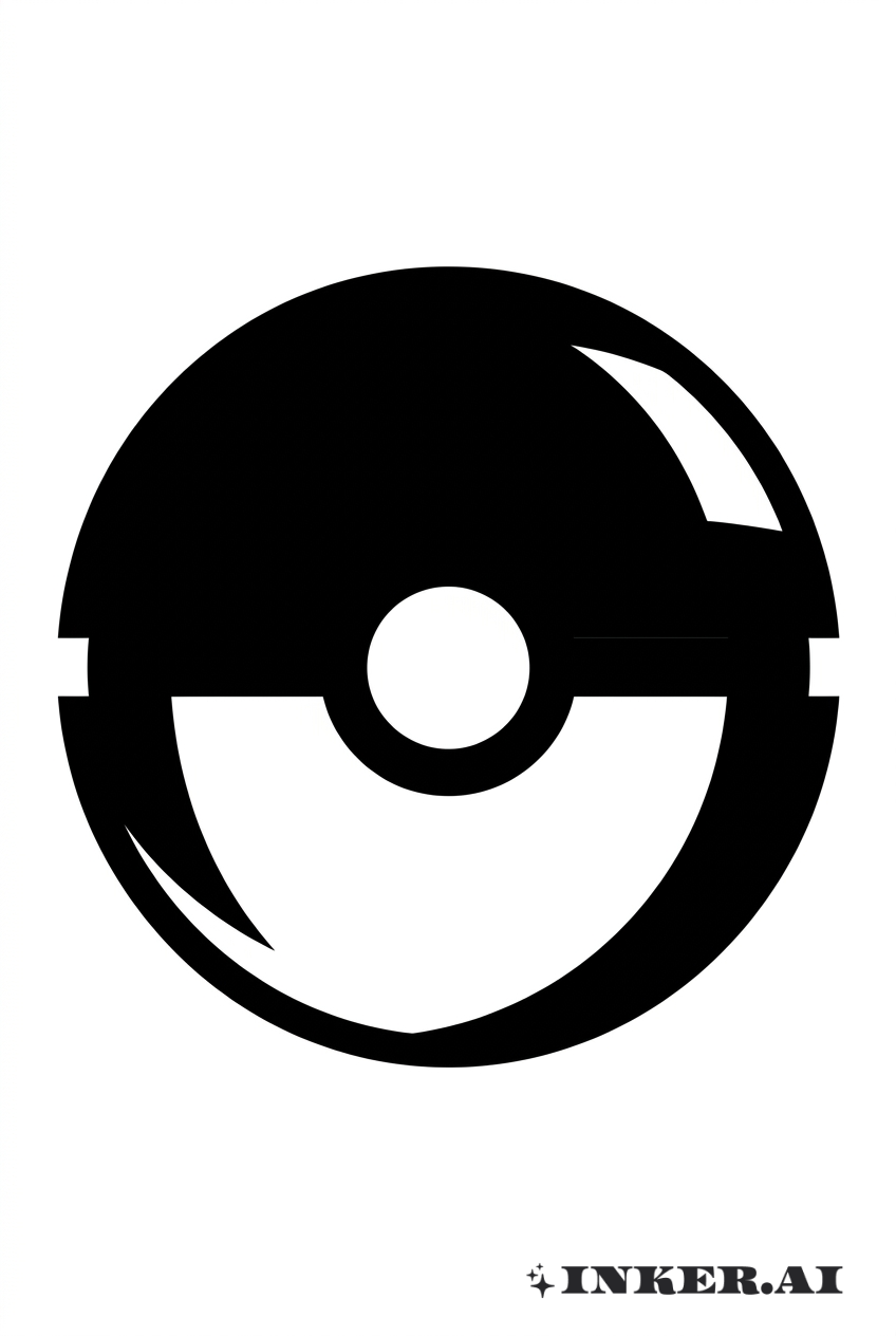Éclipse Pokeball en Blackwork