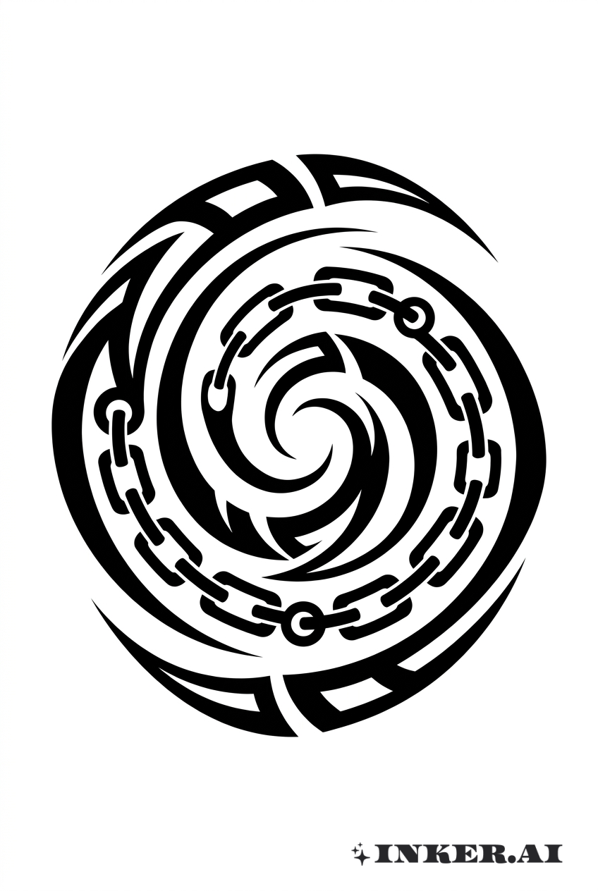 바이오쇼크 체인 부족 나선