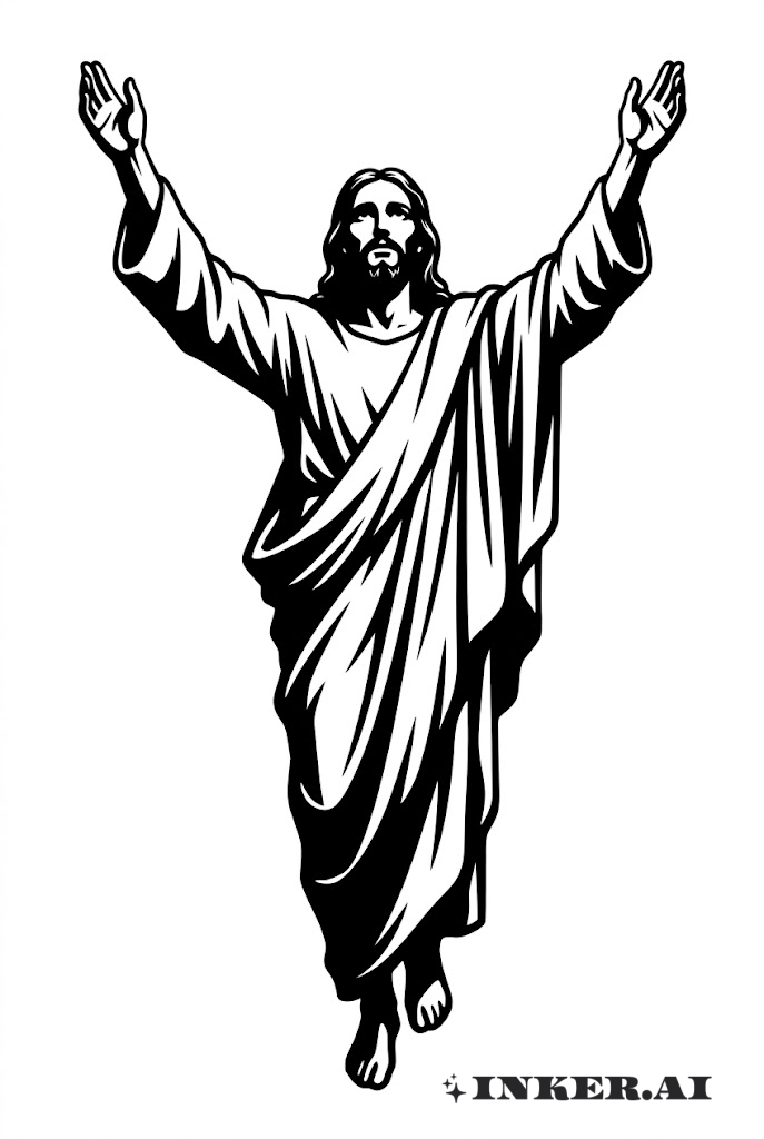 耶稣黑工复活场景