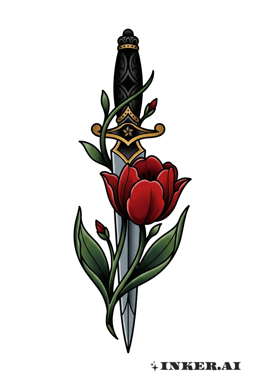Tulipe et Dague Traditionnelles