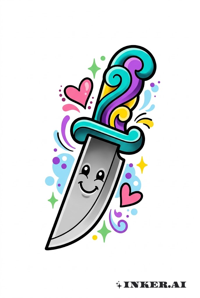 Personnage Couteau Souriant