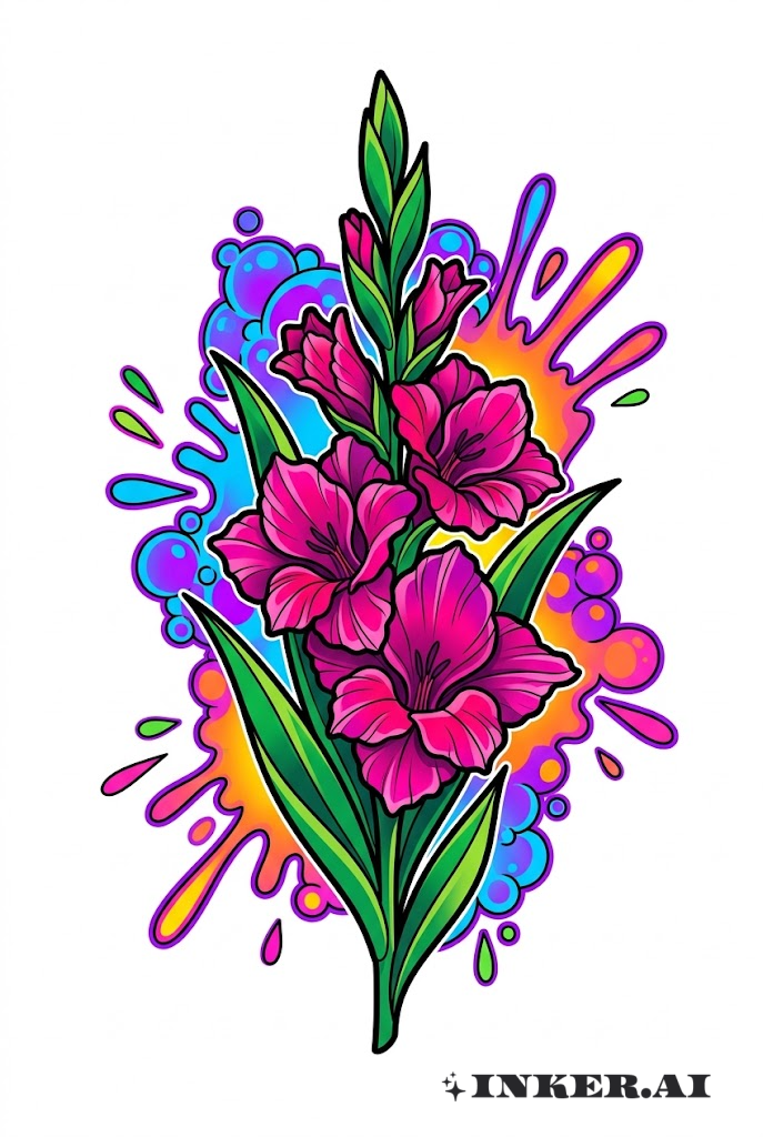 Hoa Lay Ơn Phát Sáng Neon