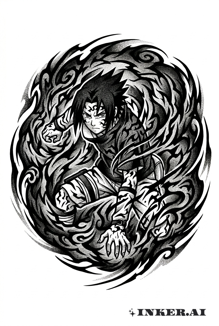 サスケ 呪印影のベール