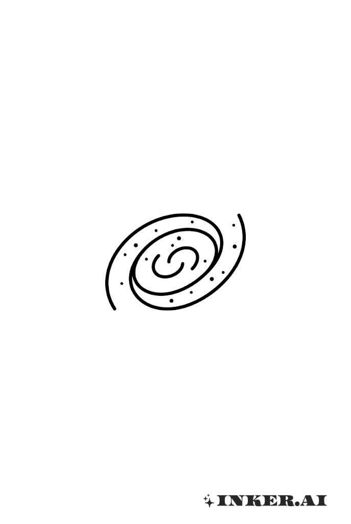 Espiral Galáctica Minimalista