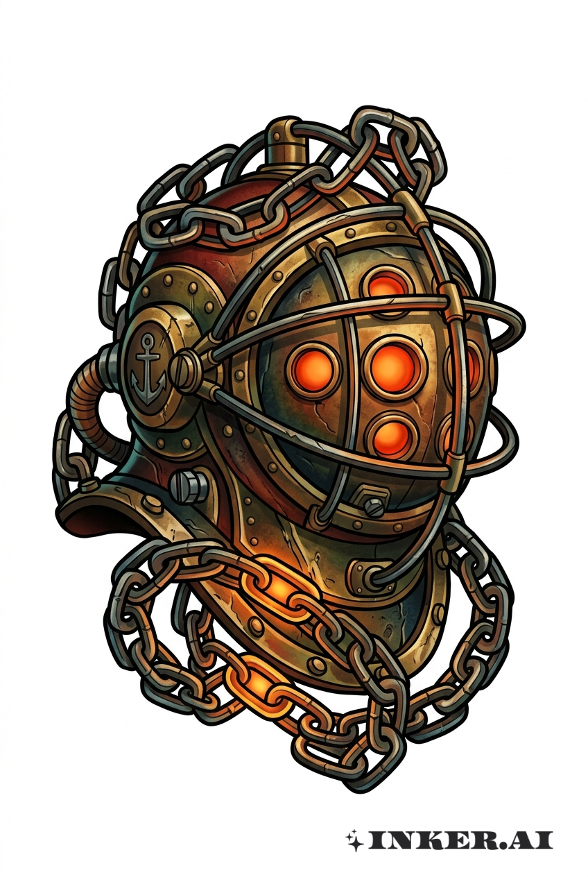 生化奇兵链条与老爹头盔