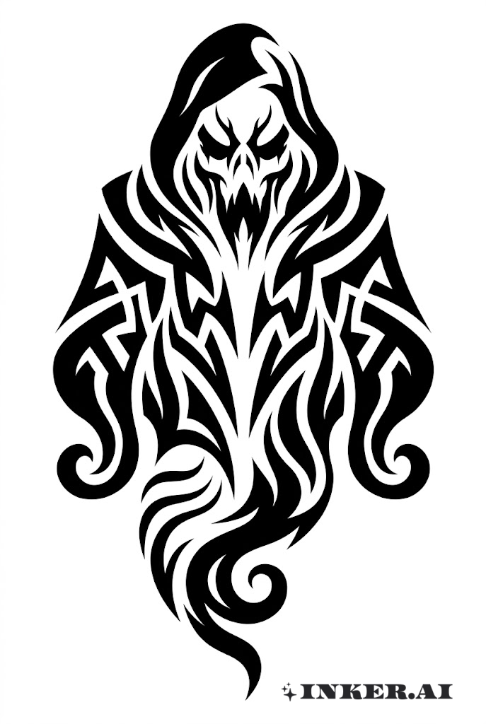 Silhouette Fantomatique Tribale