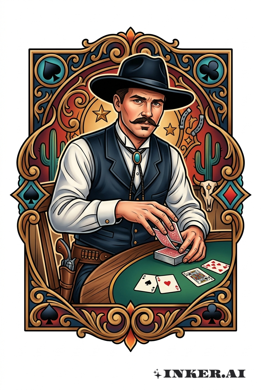 Cartes à jouer Doc Holliday